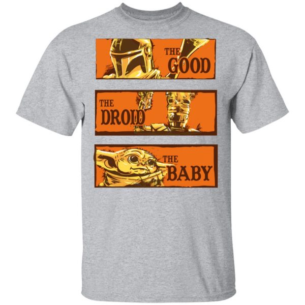 Baby Yoda Star Wars The Good The Droid The Baby Shirt 3