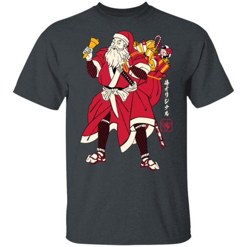 Christmas Santa Samurai T-Shirts - Image 2