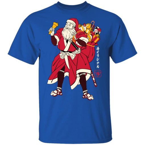 Christmas Santa Samurai T-Shirts - Image 4