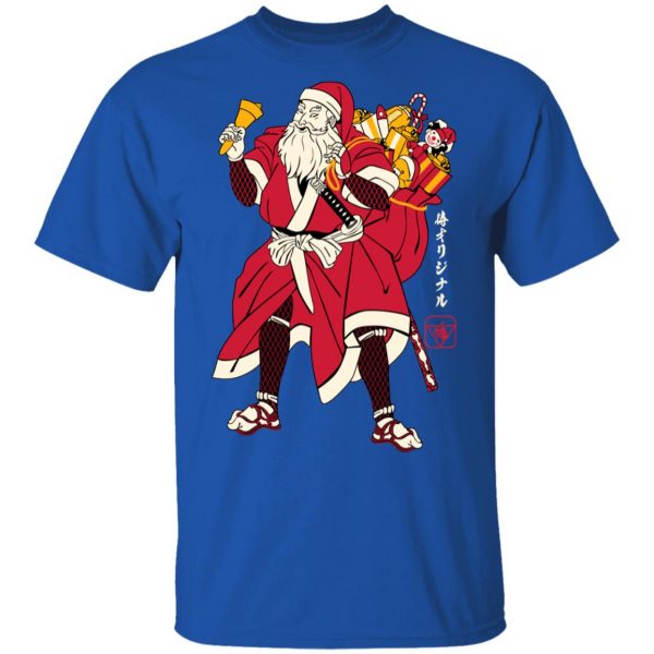 Christmas Santa Samurai T-Shirts 4