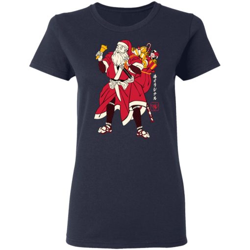 Christmas Santa Samurai T-Shirts - Image 7