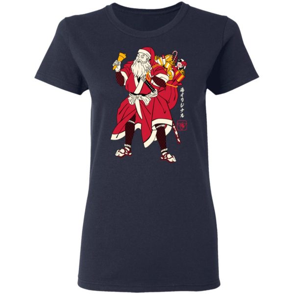 Christmas Santa Samurai T-Shirts 7