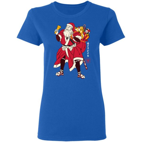 Christmas Santa Samurai T-Shirts 8