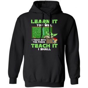 Baby Yoda Learn It You Will Teach It I Shall T-Shirts 22