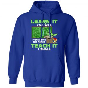 Baby Yoda Learn It You Will Teach It I Shall T-Shirts 25