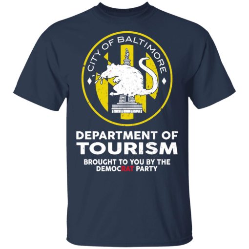 City Of Baltimore Department Of Tourism Shirt - Image 3