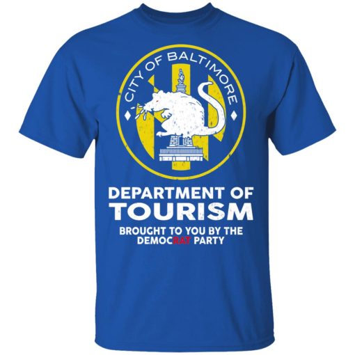 City Of Baltimore Department Of Tourism Shirt - Image 4