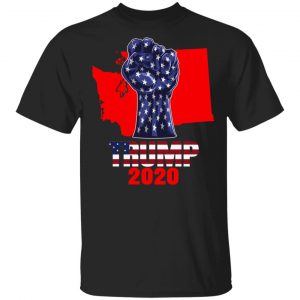Washington For President Donald Trump 2020 Election Us Flag T-Shirts Washington