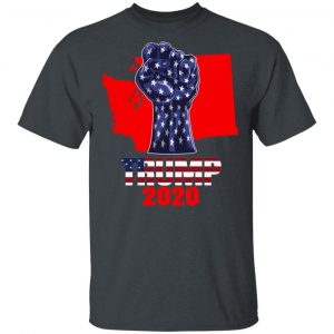 Washington For President Donald Trump 2020 Election Us Flag T-Shirts Washington 2