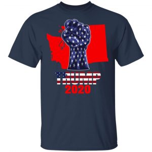 Washington For President Donald Trump 2020 Election Us Flag T-Shirts 15