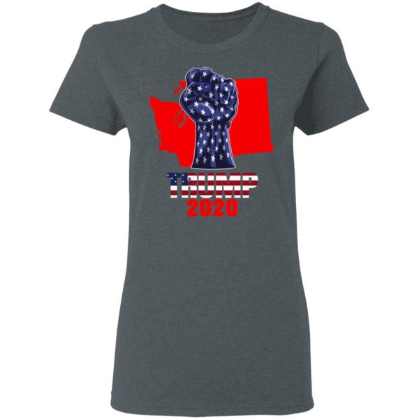 Washington For President Donald Trump 2020 Election Us Flag T-Shirts 6