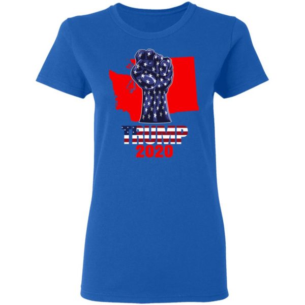Washington For President Donald Trump 2020 Election Us Flag T-Shirts 8