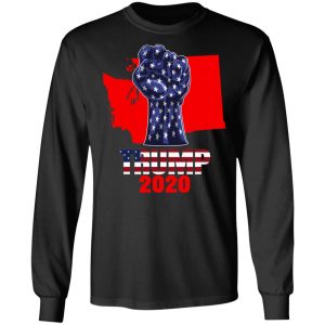 Washington For President Donald Trump 2020 Election Us Flag T-Shirts 21