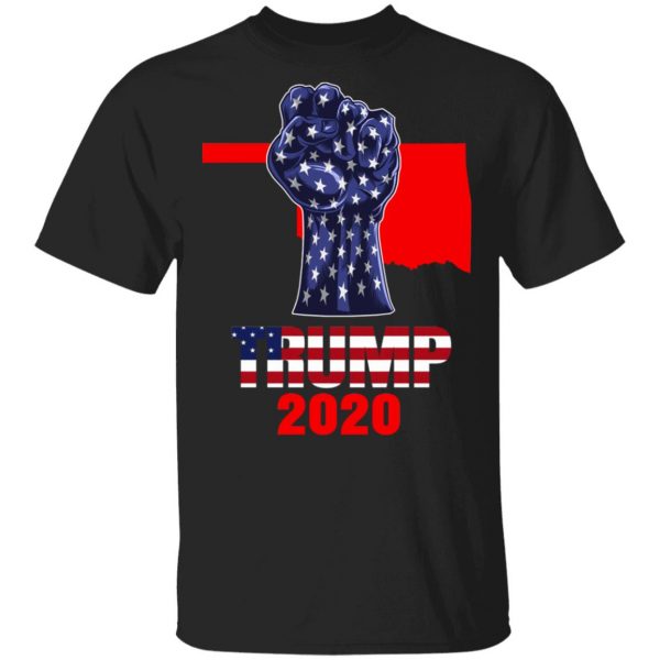 Oklahoma For President Donald Trump 2020 Election Us Flag T-Shirts 1