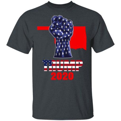 Oklahoma For President Donald Trump 2020 Election Us Flag T-Shirts - Image 2