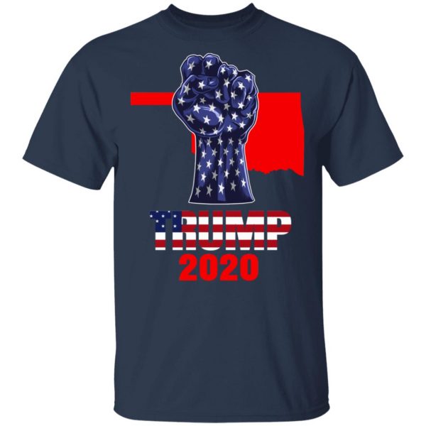 Oklahoma For President Donald Trump 2020 Election Us Flag T-Shirts 3