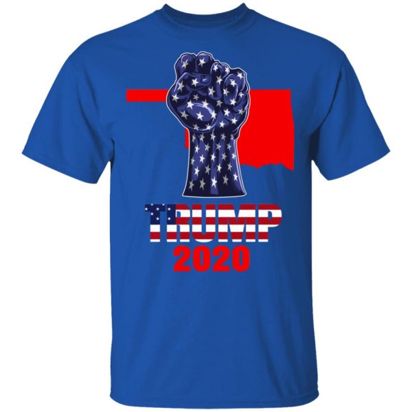 Oklahoma For President Donald Trump 2020 Election Us Flag T-Shirts 4