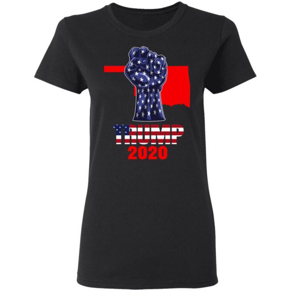 Oklahoma For President Donald Trump 2020 Election Us Flag T-Shirts 5