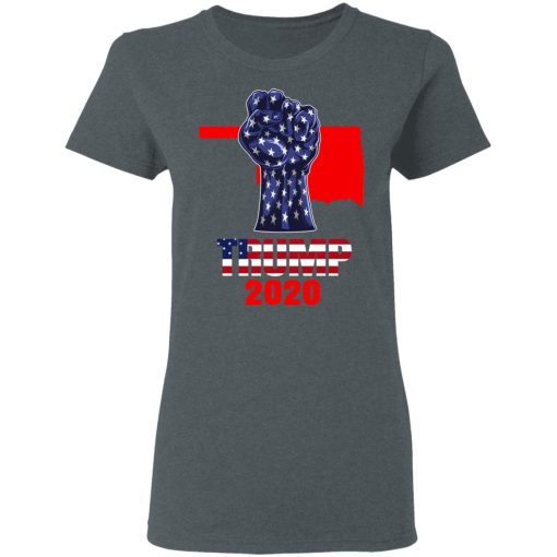 Oklahoma For President Donald Trump 2020 Election Us Flag T-Shirts - Image 6