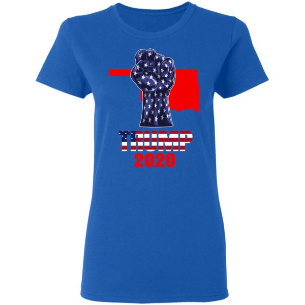 Oklahoma For President Donald Trump 2020 Election Us Flag T-Shirts 8