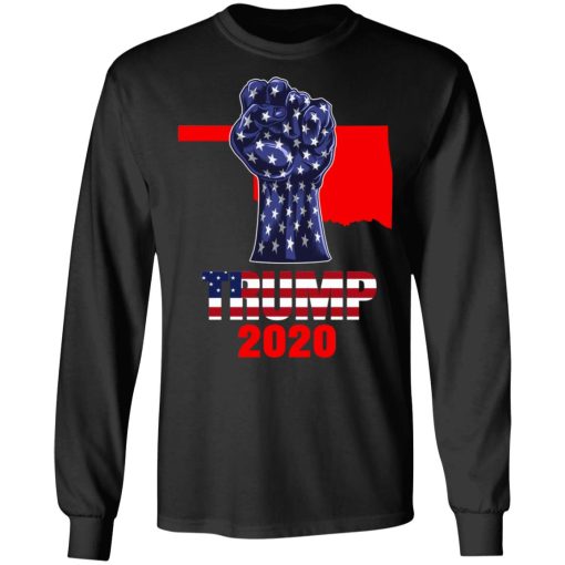 Oklahoma For President Donald Trump 2020 Election Us Flag T-Shirts - Image 9