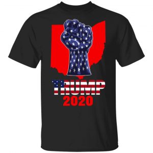 Ohio For President Donald Trump 2020 Election Us Flag T-Shirts Ohio
