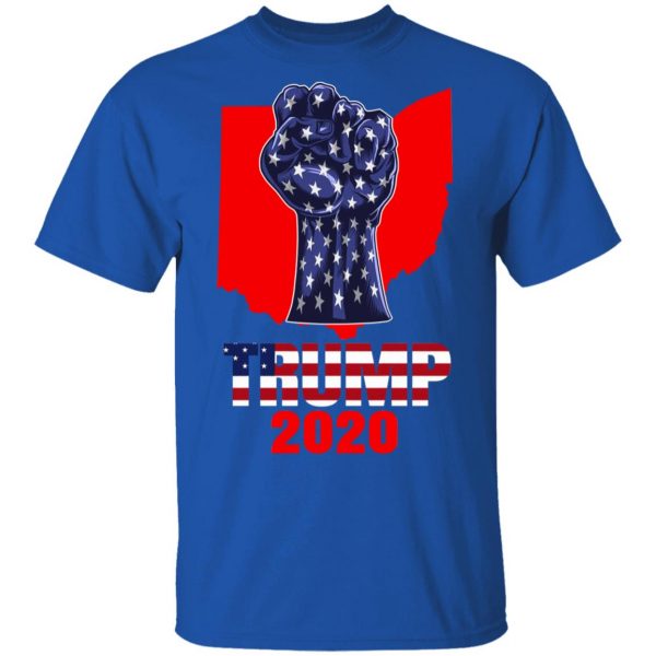 Ohio For President Donald Trump 2020 Election Us Flag T-Shirts 3