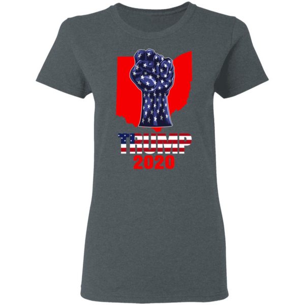 Ohio For President Donald Trump 2020 Election Us Flag T-Shirts 5