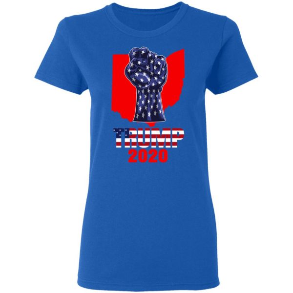 Ohio For President Donald Trump 2020 Election Us Flag T-Shirts 7
