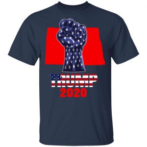 North Dakota 4 President Donald Trump 2020 Election Us Flag T-Shirts 15