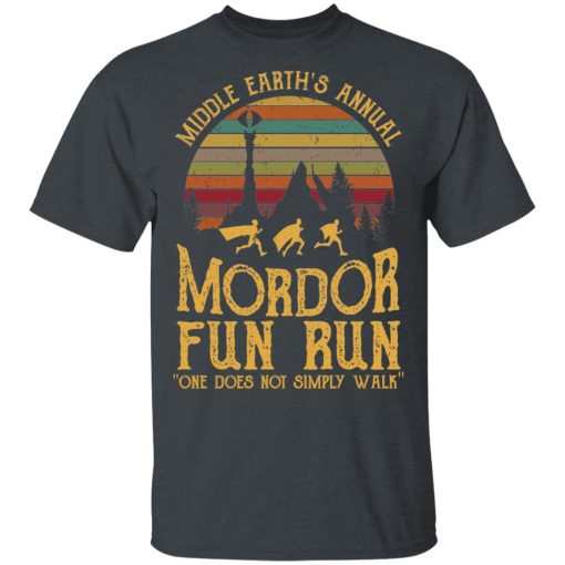 Middle Earth’s Annual Mordor Fun Run One Does Not Simply Walk Shirt 2