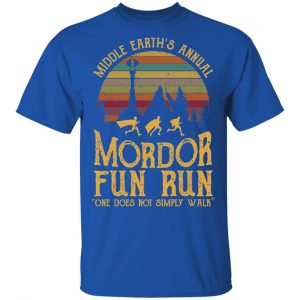 Middle Earth’s Annual Mordor Fun Run One Does Not Simply Walk Shirt 16