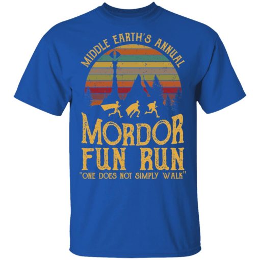 Middle Earth’s Annual Mordor Fun Run One Does Not Simply Walk Shirt 4