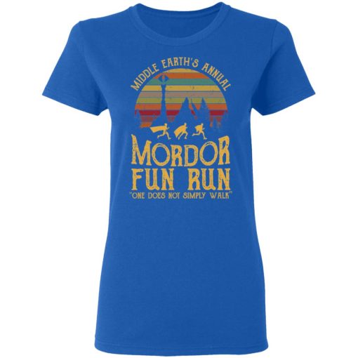 Middle Earth’s Annual Mordor Fun Run One Does Not Simply Walk Shirt - Image 8