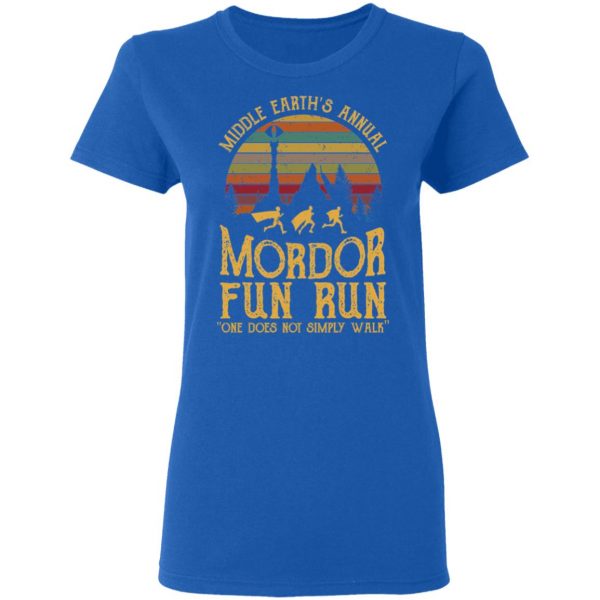 Middle Earth’s Annual Mordor Fun Run One Does Not Simply Walk Shirt 8