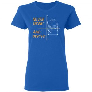 Never Drink And Derive Math Shirt 20