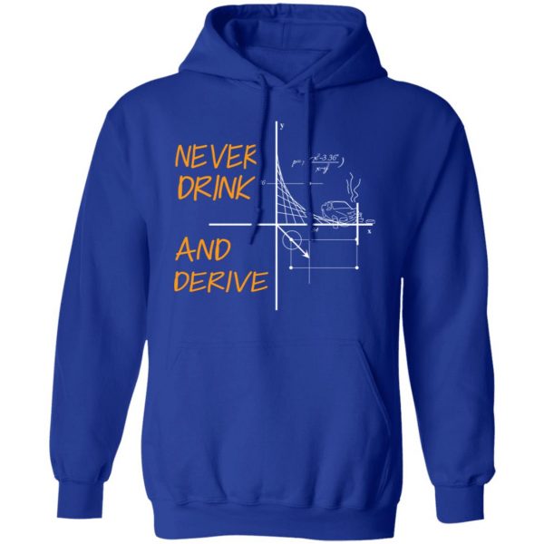 Never Drink And Derive Math Shirt 13