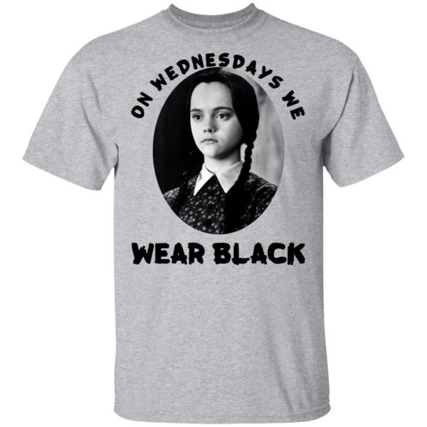 On Wednesday We Wear Black Shirt 3
