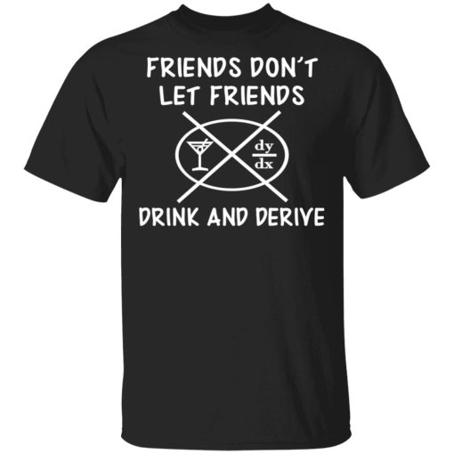 Friends Don’t Let Friends Drink & Derive Shirt 1