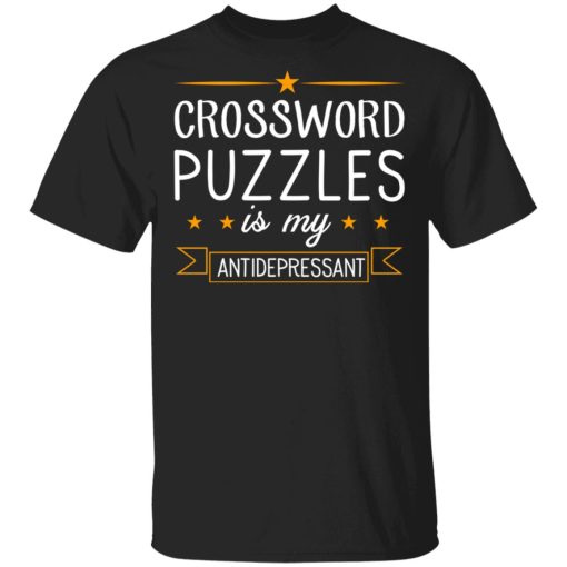 Crossword Puzzles Is My Antidepressant Gaming Shirt 1