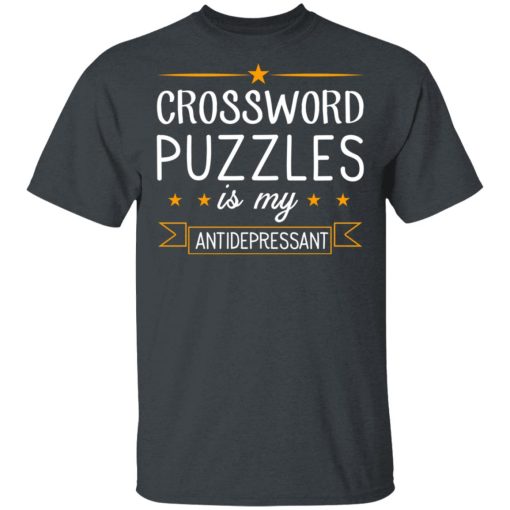 Crossword Puzzles Is My Antidepressant Gaming Shirt - Image 2