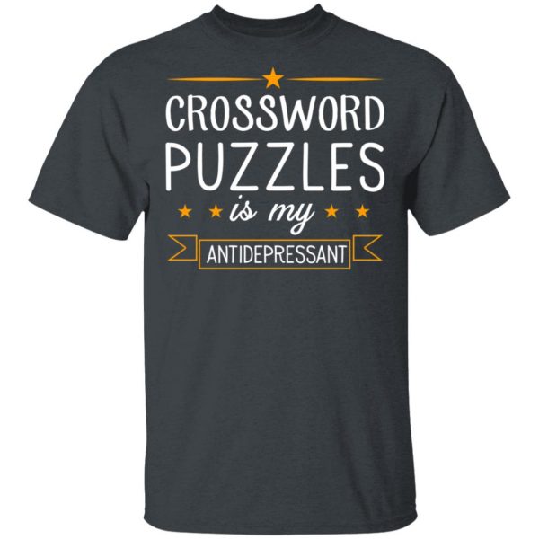 Crossword Puzzles Is My Antidepressant Gaming Shirt 2