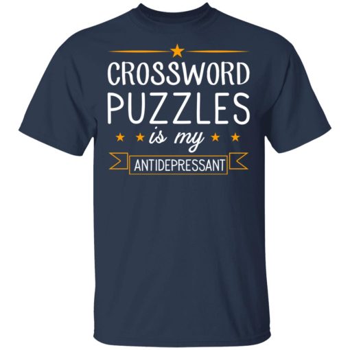 Crossword Puzzles Is My Antidepressant Gaming Shirt - Image 3