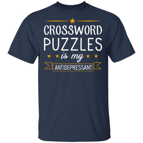 Crossword Puzzles Is My Antidepressant Gaming Shirt 3