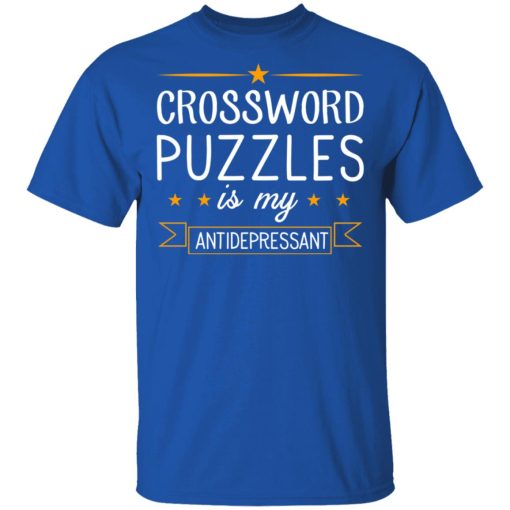 Crossword Puzzles Is My Antidepressant Gaming Shirt - Image 4