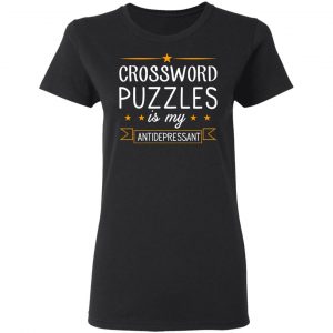 Crossword Puzzles Is My Antidepressant Gaming Shirt 17
