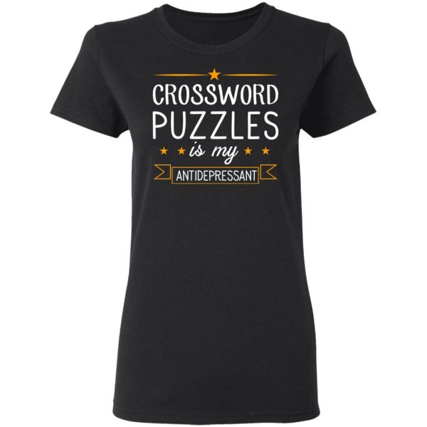Crossword Puzzles Is My Antidepressant Gaming Shirt 5