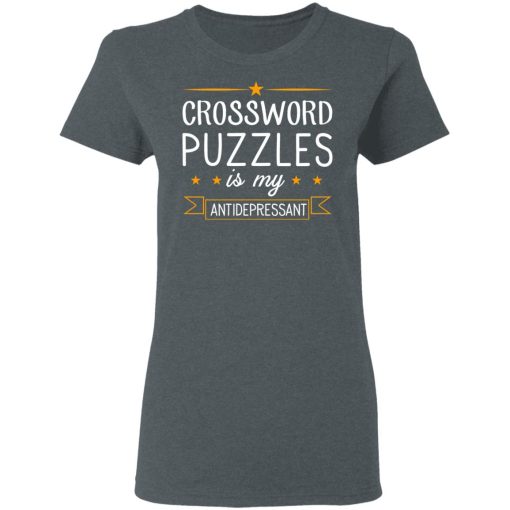 Crossword Puzzles Is My Antidepressant Gaming Shirt - Image 6