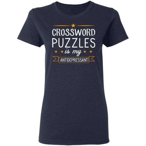 Crossword Puzzles Is My Antidepressant Gaming Shirt - Image 7