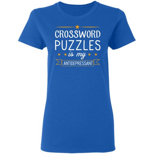 Crossword Puzzles Is My Antidepressant Gaming Shirt - Image 8